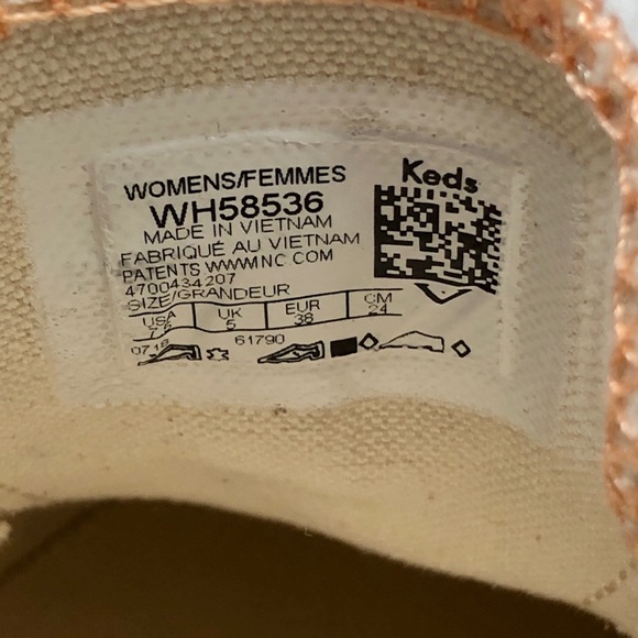 🌟NEW!!! Keds Anchor Hairy Suede Lace Up Sneaker - Picture 5 of 5